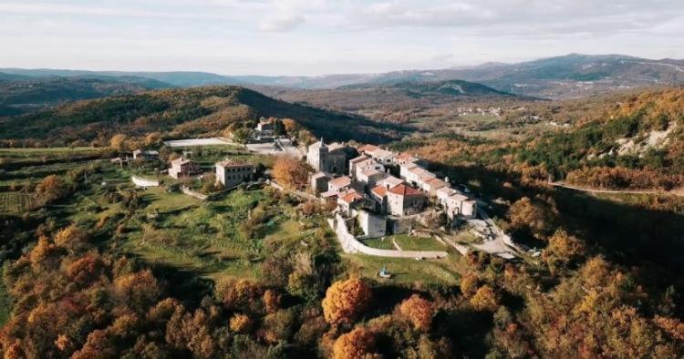 Casa Luana Villa Roč Buitenkant foto